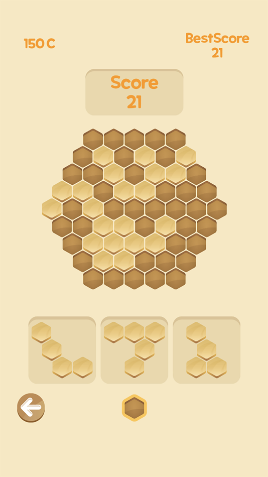 #2. Honeycomb Puzzle! (iOS) 由: hyeonmin kim