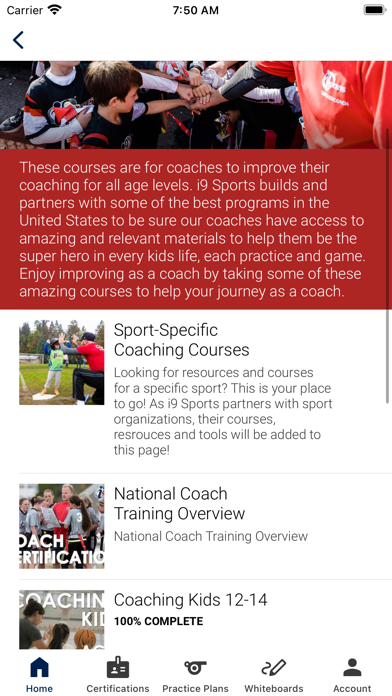 i9 Sports Game Day App Screenshot