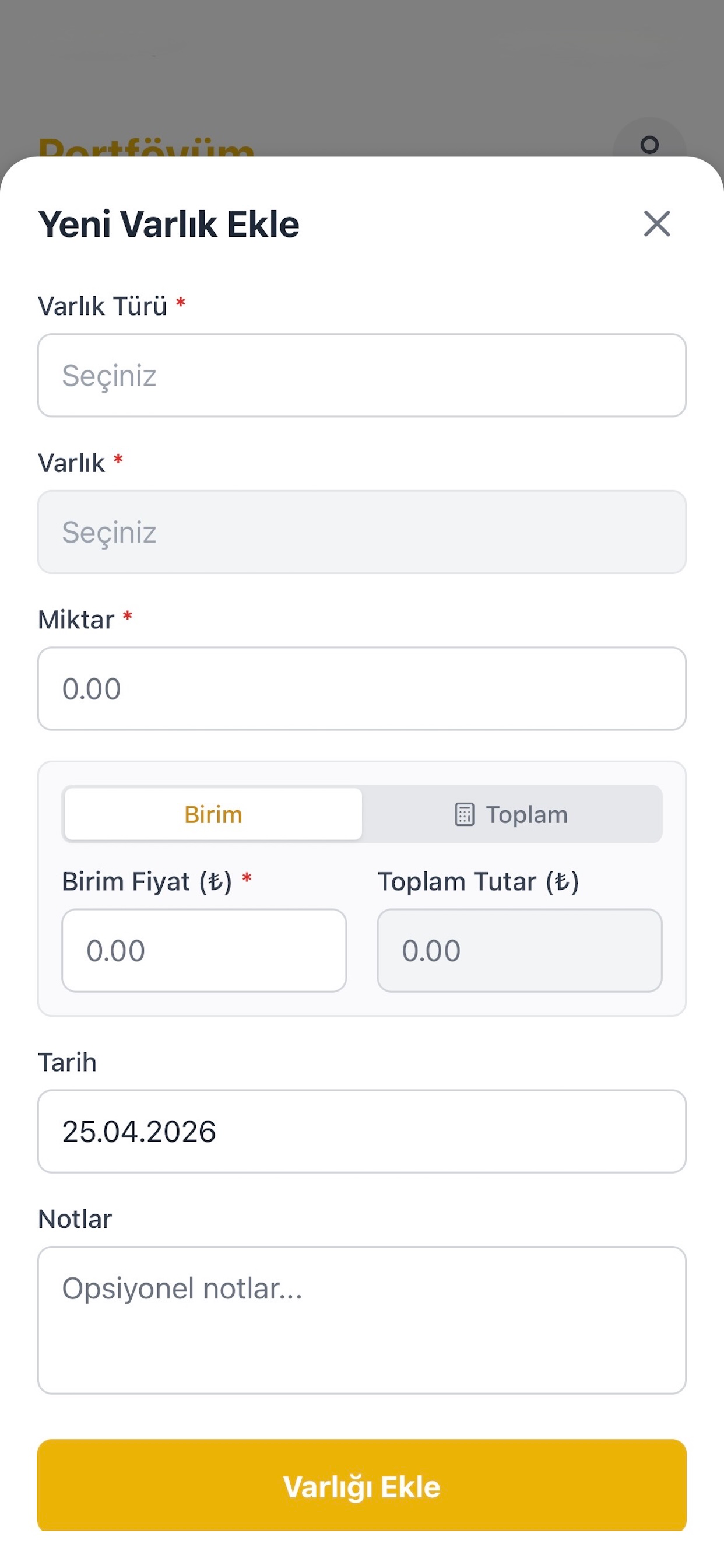 Kenarda - Birikim Takip App screenshot 5