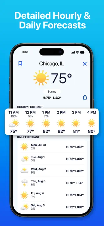 Weather Hi-Def Radar Forecast: Screenshot 2 von 10