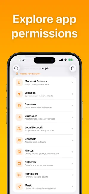 Loupe: What Apps Can See iPhone screenshot 3
