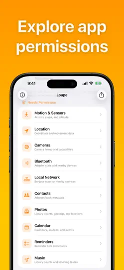 Capture d'écran de Loupe : Ce Que Voient Les Apps sur iPhone 3