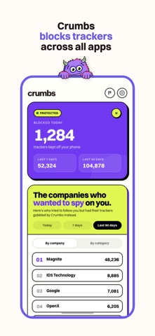 Crumbs: DNS Privacy Screenshot 2 of 6