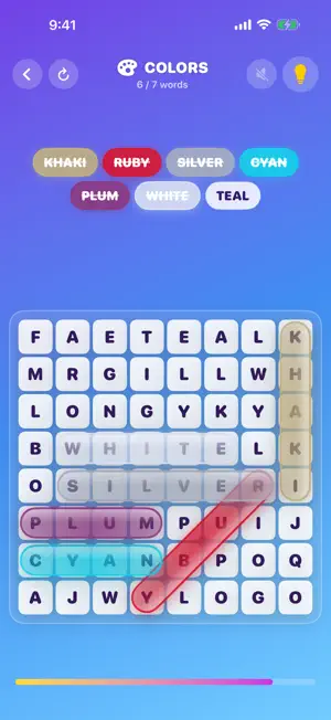 Little Lines: Word Search screenshot 2