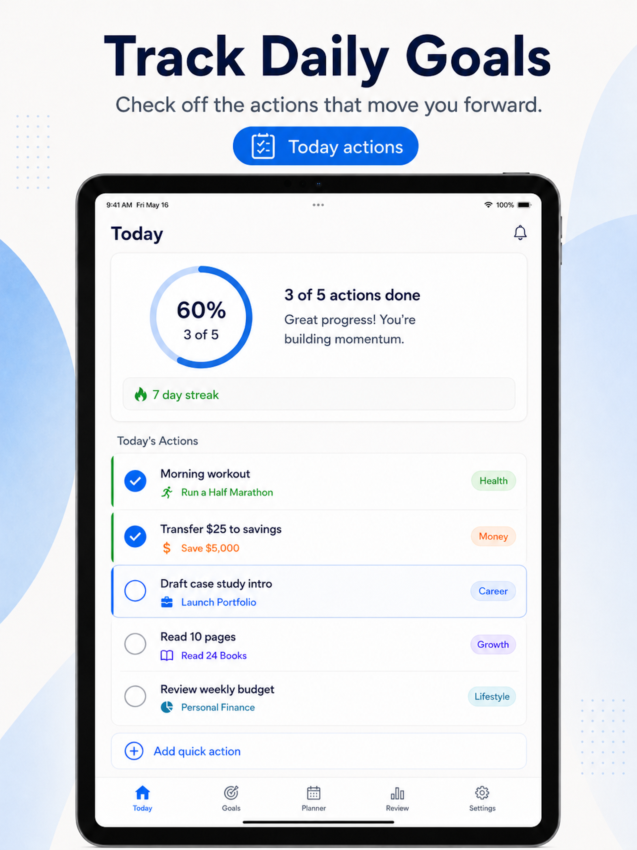 Goal Setting Planner screenshot 8