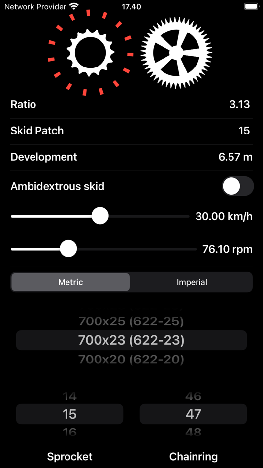 #4. FixedGearCalc (iOS) 由: Luca Meyer