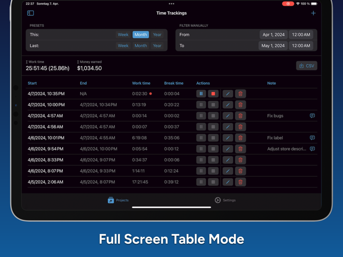 FreelanceKit Time Tracking
