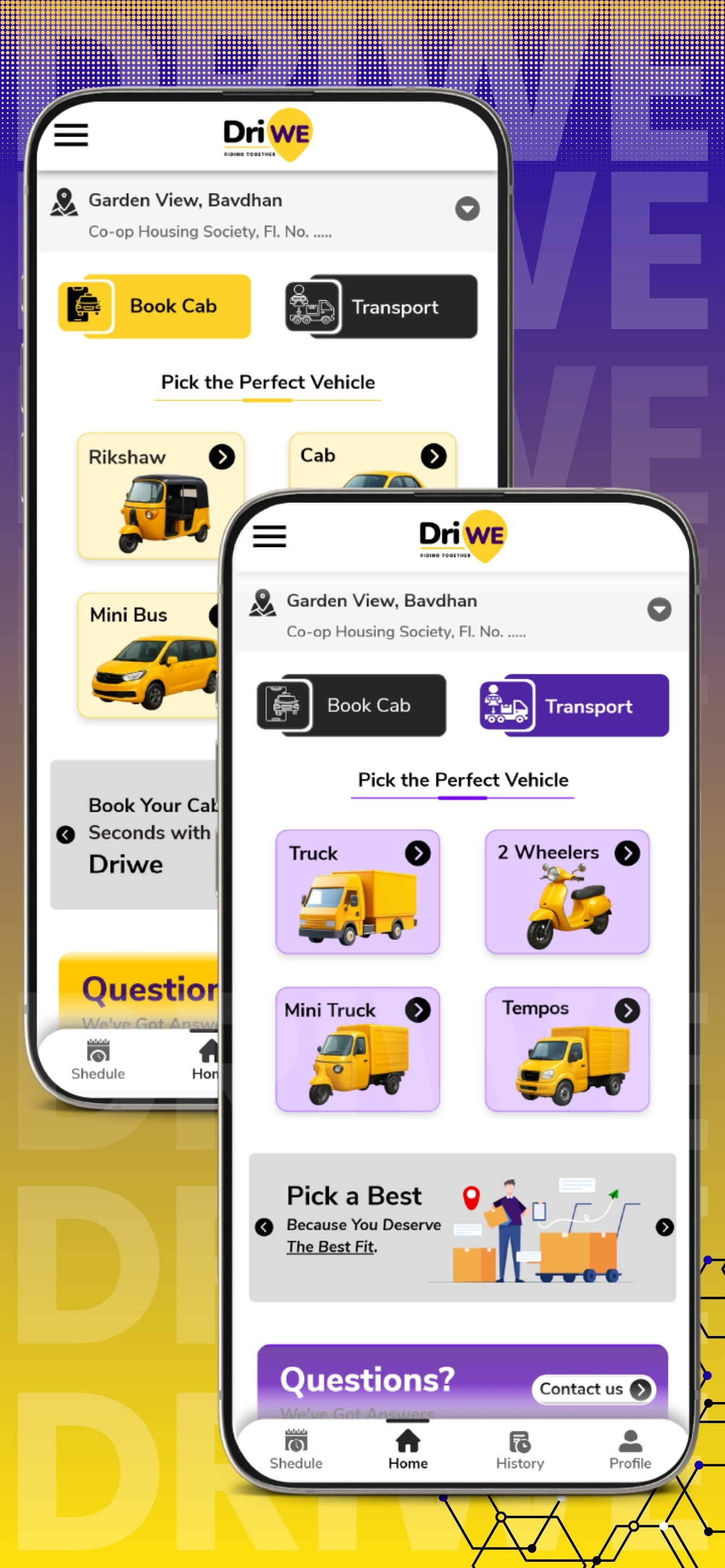 DriWE - Auto, Cab & Courier