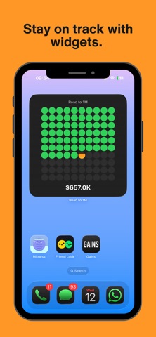 Road to 1M: Saving Tracker Screenshot 4 of 4