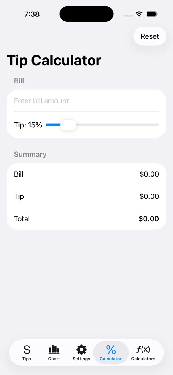 #3. tip-tracker (iOS) Ved: Luis Couttolenc-Gandulla