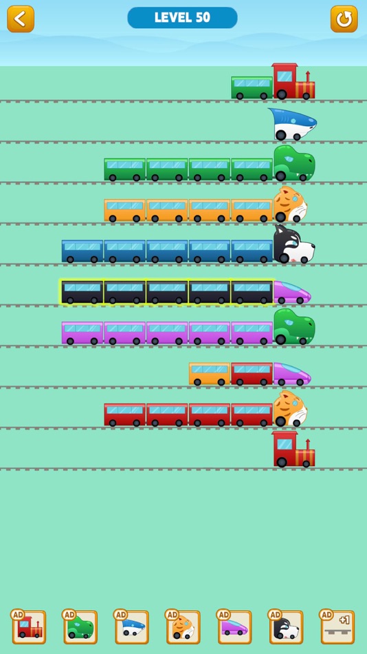 #4. Color Train Sort Puzzle (iOS) 由: 建涛 黎