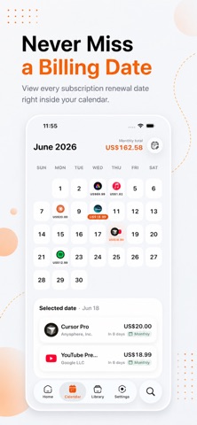 Payday: Subscription Tracker Screenshot 3 of 5