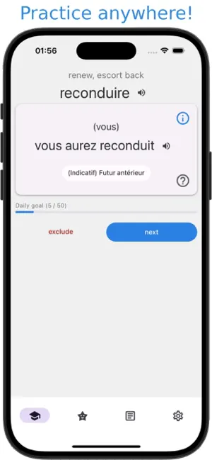 Verbare - French verbs screenshot 1