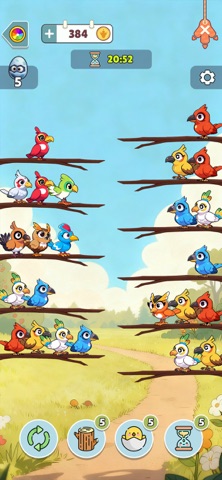 Smart Bird Branch Sort iPhone screenshot