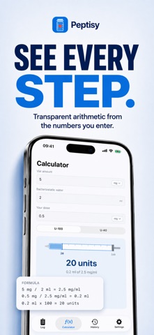 Peptisy: GLP-1 Peptide Tracker Screenshot 3 of 9