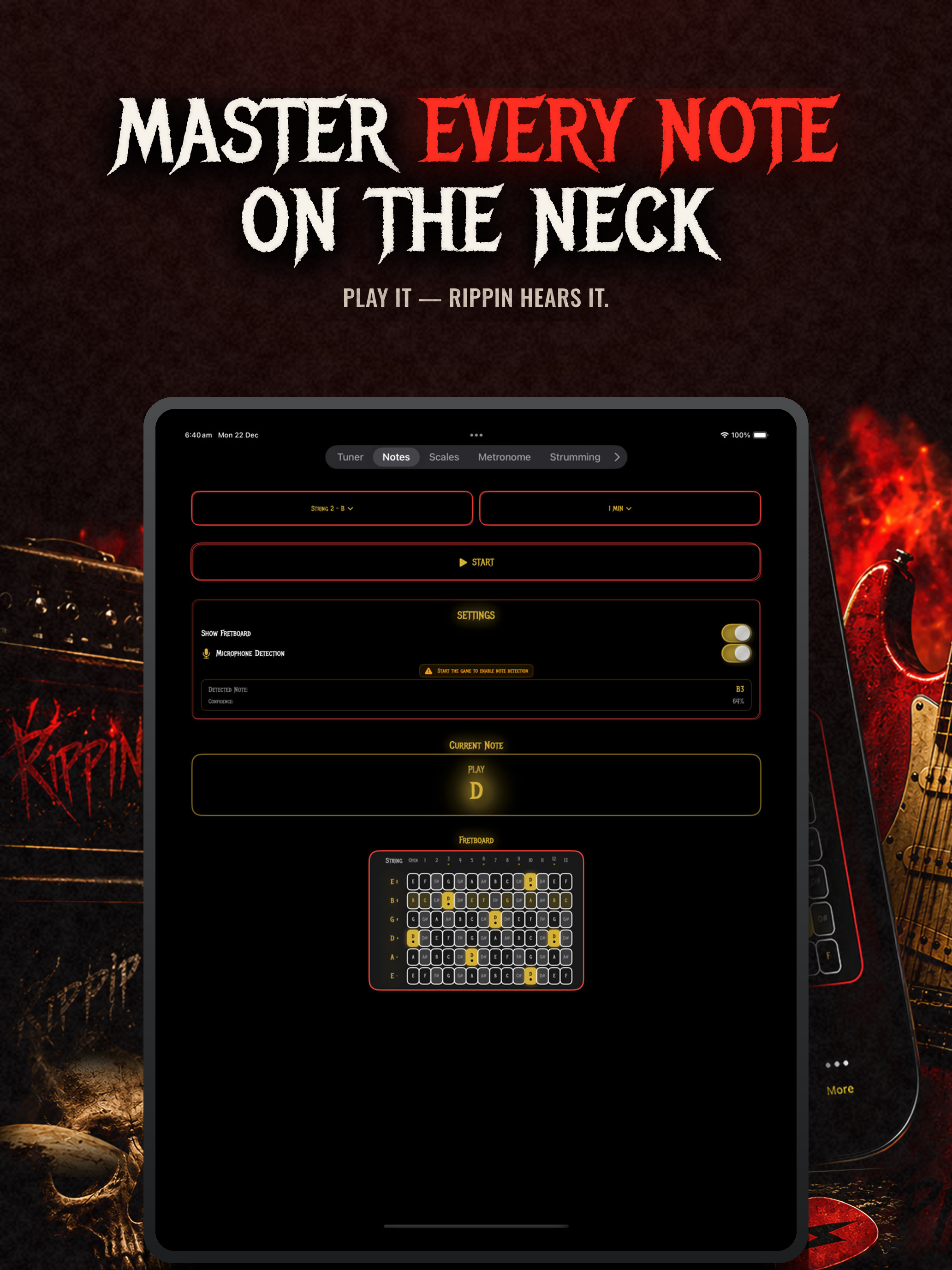 Rippin: Guitar Tuner & Chords screenshot 8