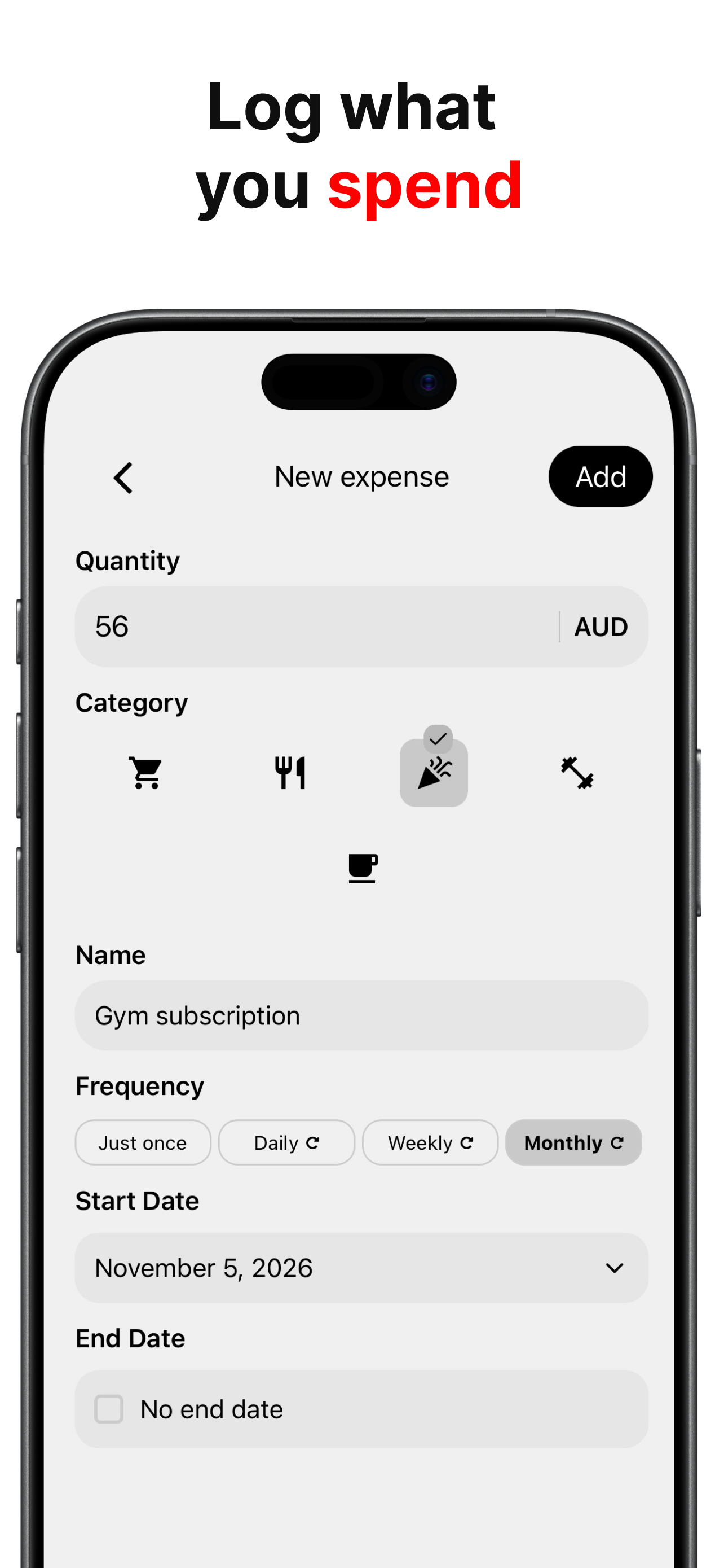 SpendBalance: track your money screenshot 5