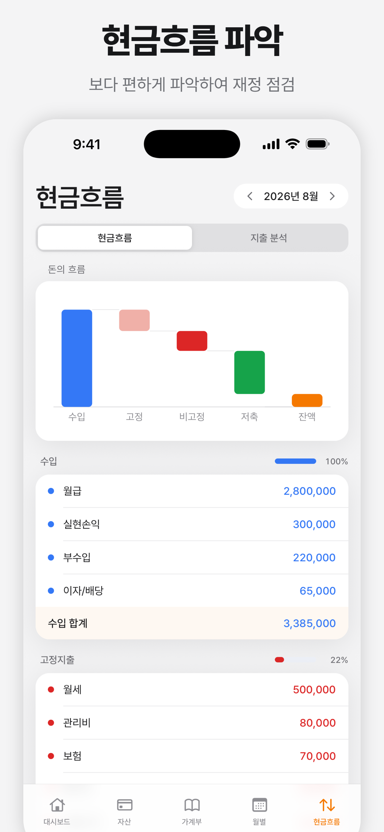 오케이 가계부 - 현금흐름의 통계화 screenshot 4
