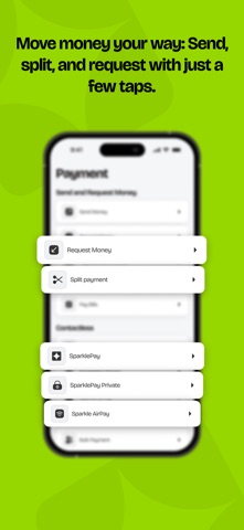 Sparkle – A Lifestyle Bank iPhone screenshot