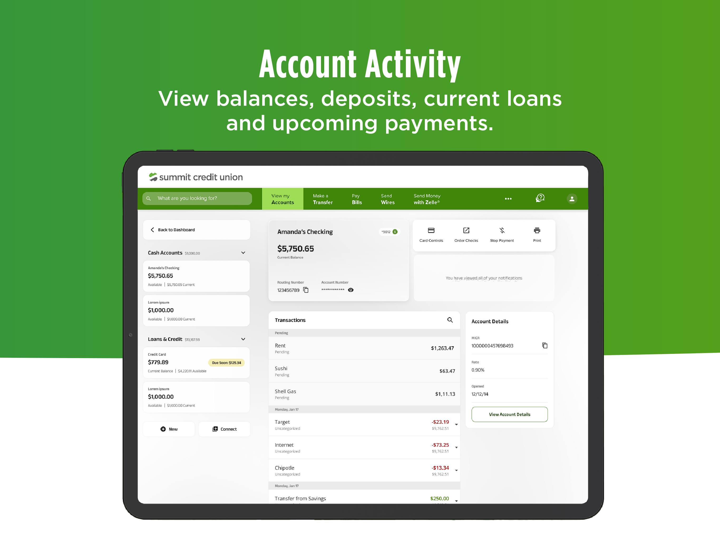 Summit Credit Union screenshot 12