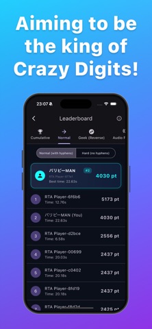 CrazyDigits RTA screenshot 2