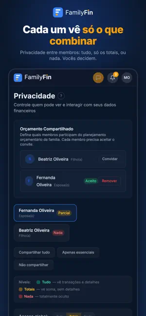 FamilyFin: Controle Financeiro screenshot 3