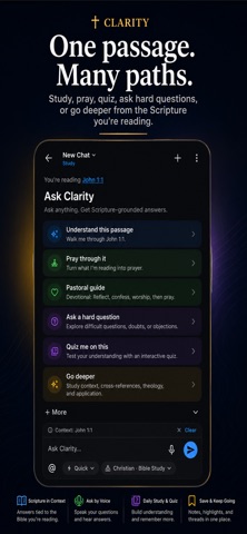 Clarity: Bible Chat & Study Screenshot 6 of 8