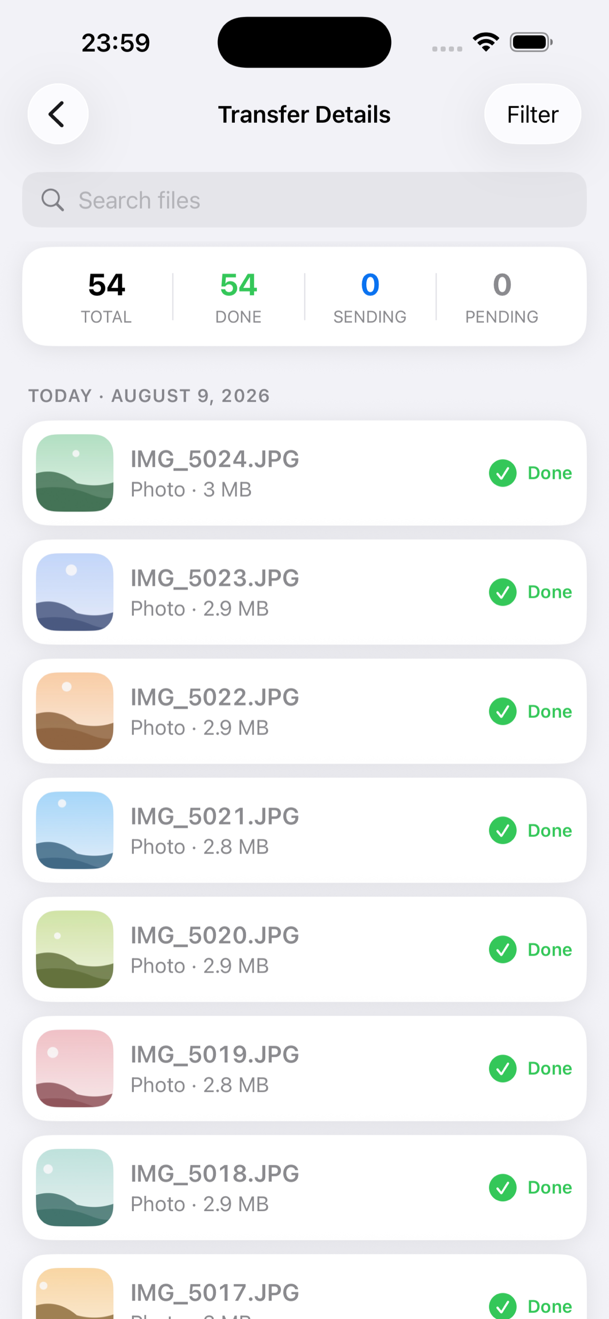 Intact: Photo Backup to PC screenshot 4