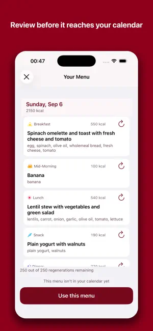 AI Meal Planner: Weekly Menu screenshot 4