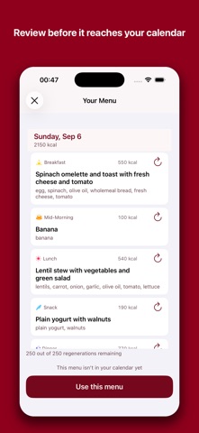AI Meal Planner: Weekly Menu Screenshot 4 of 10