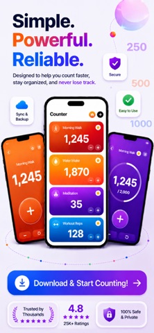 Counter: Tally Clicker Tap Screenshot 5 of 5