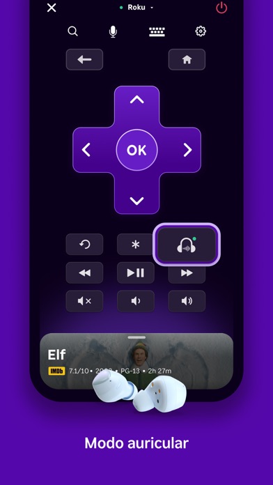 Control remoto Roku (oficial) App Store preview screenshot 5