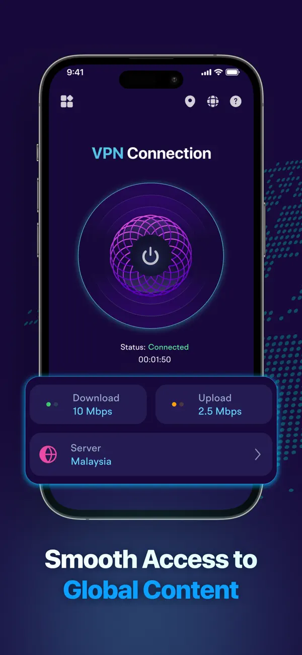 Screenshot #1 pour Secure VPN: Private & Fast