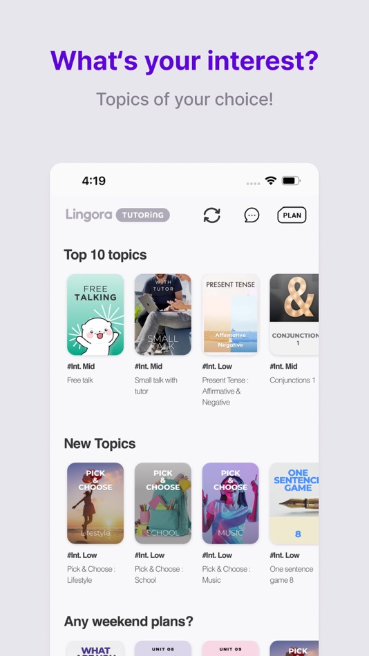 #4. LINGORA | 24/7 Language Lesson (iOS) Podle: Tutoring Corp.