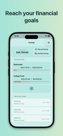Misma – Grow Your Savings iPhone screenshot