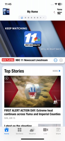 KYMA Yuma, El Centro News iPhone screenshot