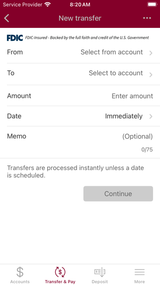 Cherokee State Bank Screenshot