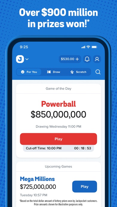 Jackpocket Lottery App Screenshot