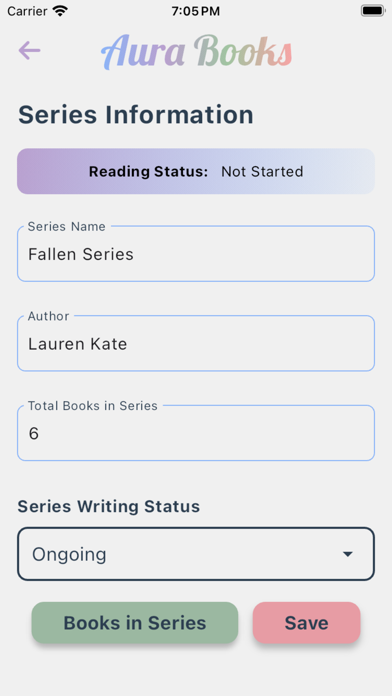 Aura Books Screenshot