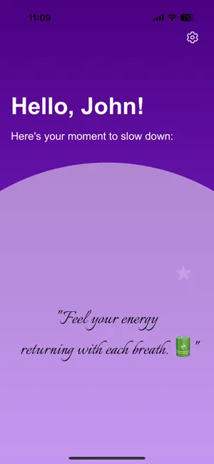 MicroCalm screenshot 2