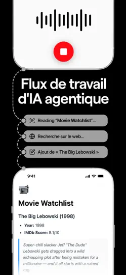 Capture d'écran de Memio AI Voice Notes & Journal sur iPhone 5