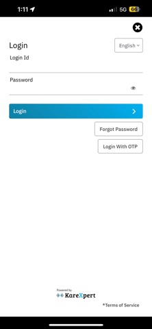 Artemis PHR iPhone screenshot