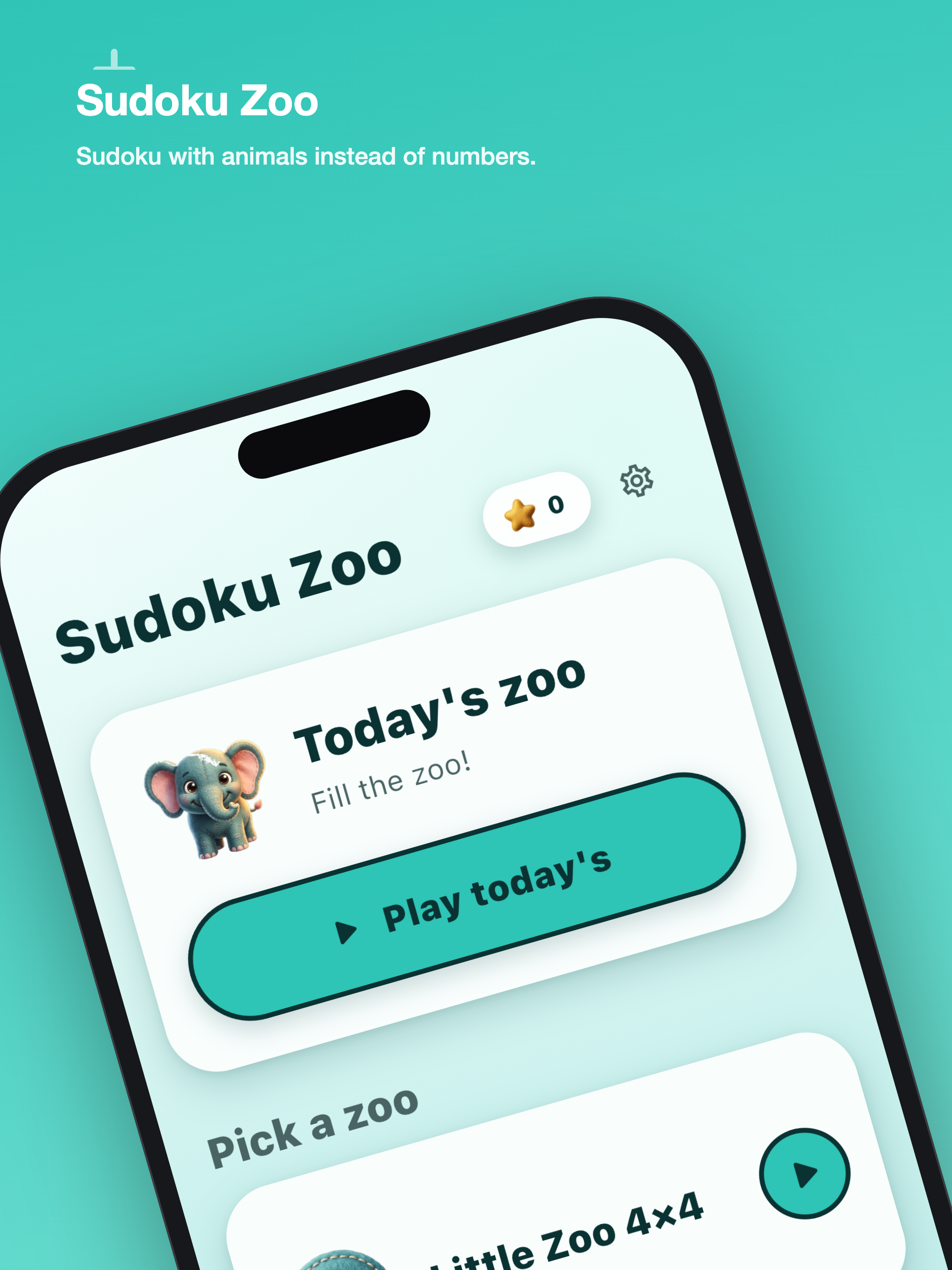 Sudoku Zoo: Kids Sudoku screenshot 6