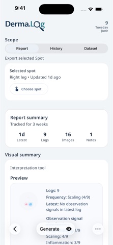 Derma.Log screenshot
