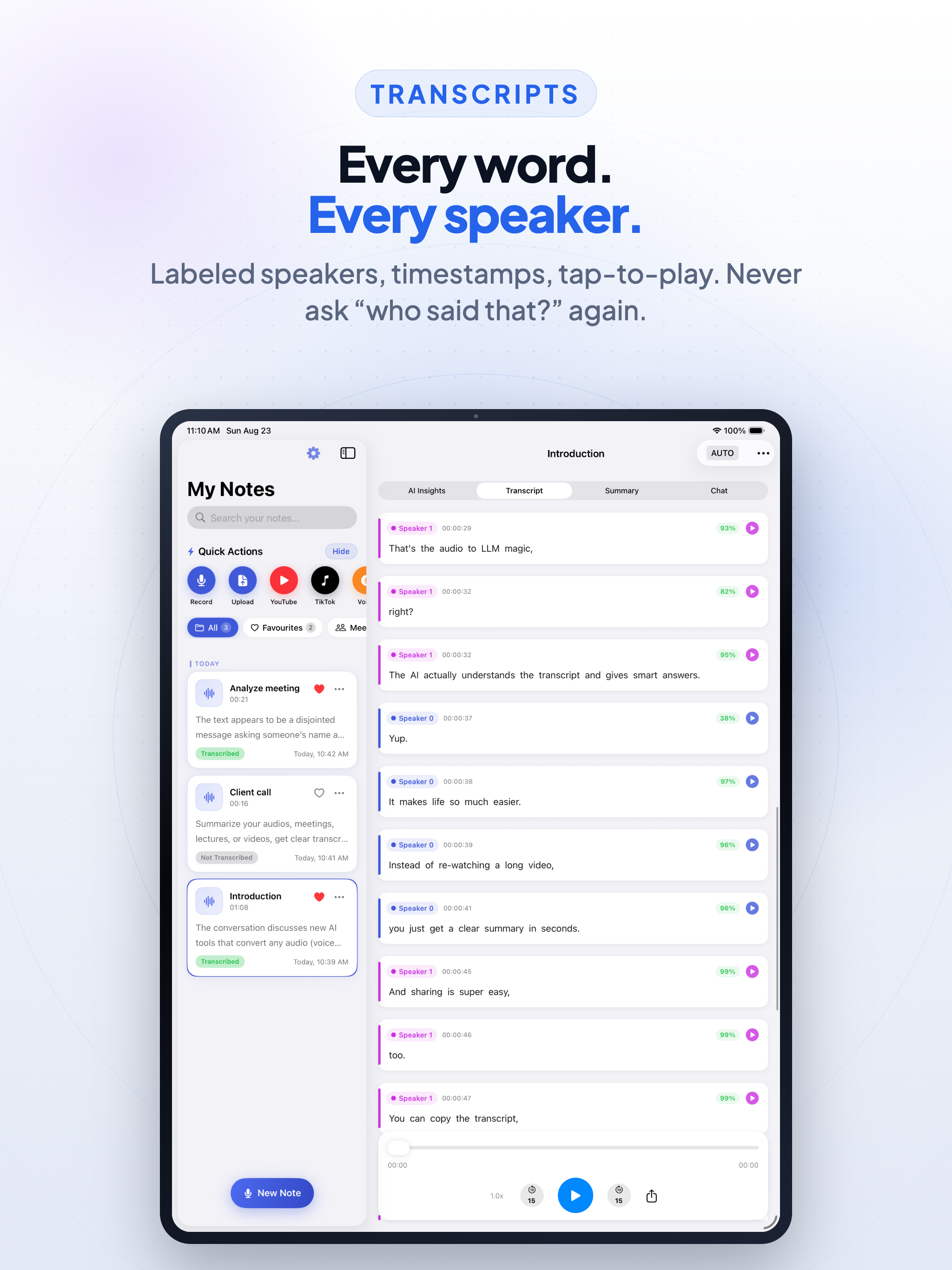 AI Summary: Meeting Note Taker screenshot 11