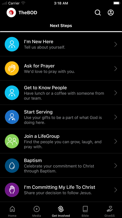 TheBOD.church Screenshot