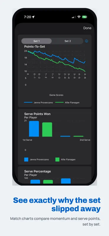MatchTrack Tennis Score Keeper screenshot 8 of 9