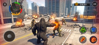Big Angry Gorilla City Smash — скриншот 4