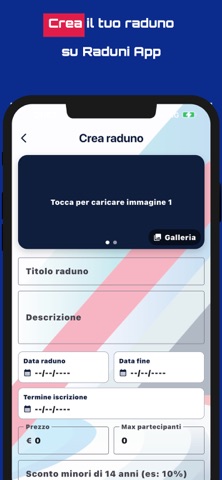 Raduni App screenshot