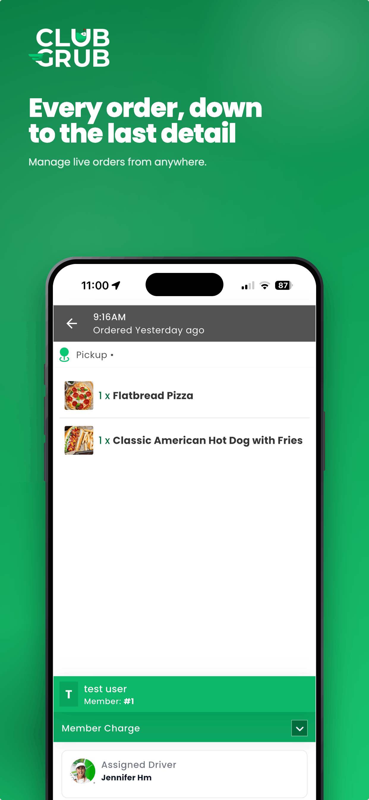 ClubGrub Business screenshot 3